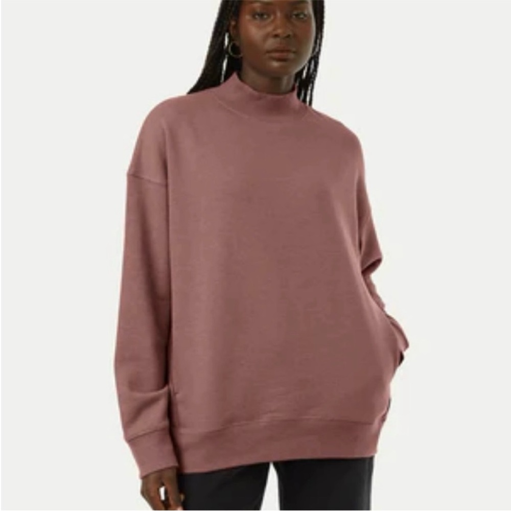 Amazon | Oversize Mock Neck Sweater